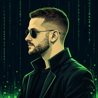 Illustrated portrait of Filip Janev